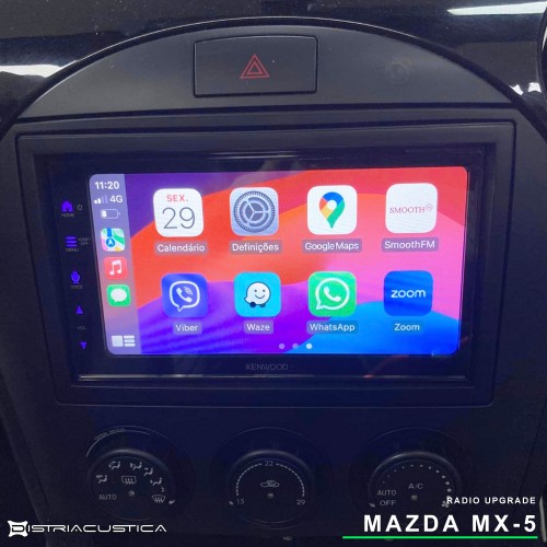Auto rádio Mazda MX5 Carplay Android Auto