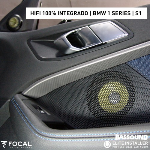 BMW Série 1 sistema de som