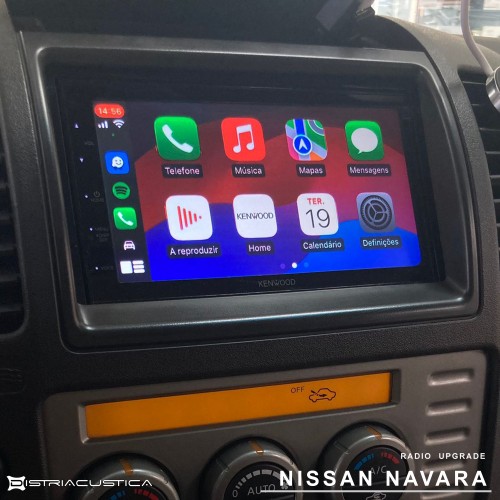 Auto-rádio Nissan Navara Carplay Android Auto