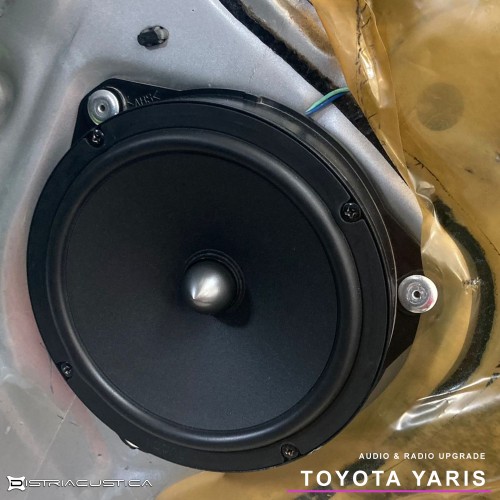 Auto radio colunas Toyota Yaris