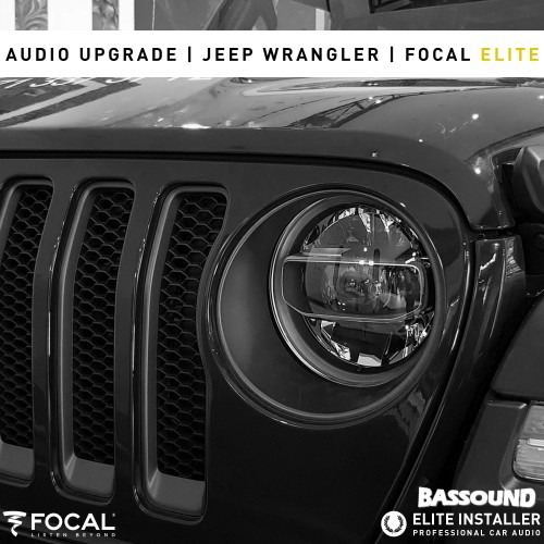 Jeep Wrangler sistema de som